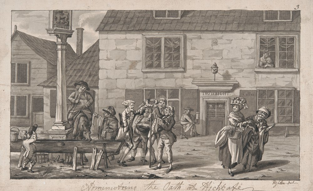 Juramento en Highgate de Robert Dighton