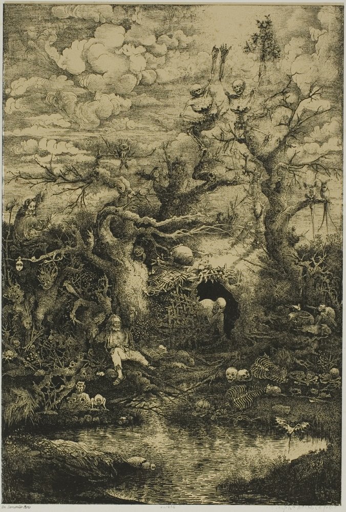 La comedia de la muerte (La comédie de la mort) de Rodolphe Bresdin