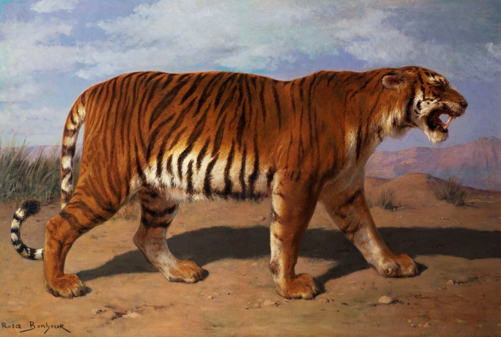Tigre Acechando de Rosa Bonheur