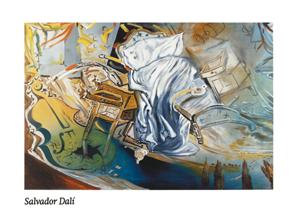 Cama y dos mesas de Salvador Dali