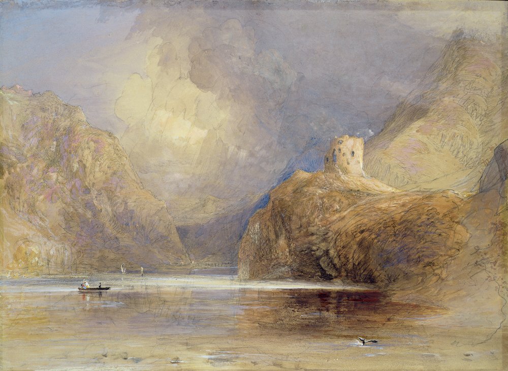 Castillo de Dolbadern, Llanberis, Gales del Norte de Samuel Palmer
