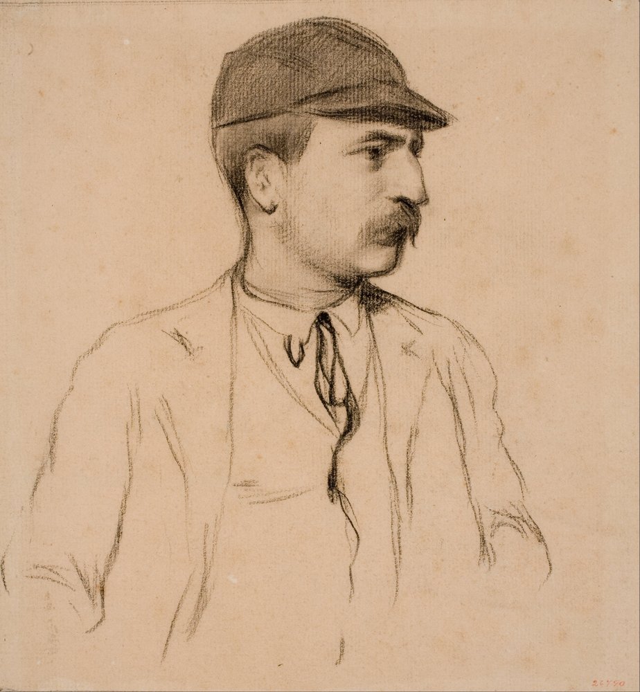 Retrato de Genís Muntaner de Santiago Rusiñol