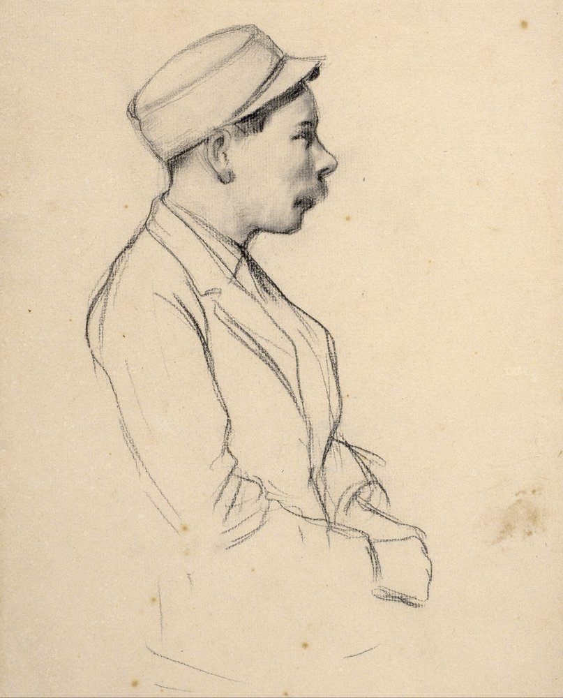 Retrato de un hombre de Santiago Rusiñol