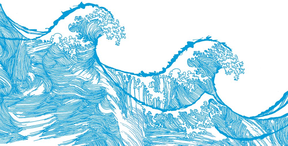 Ola de Kanagawa, 2009 de Sarah Hough