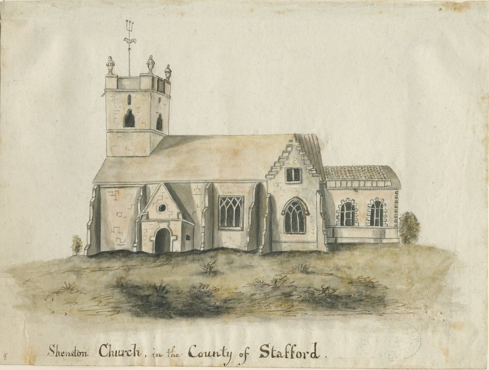 Iglesia de Shenstone | School English | Impresión de arte