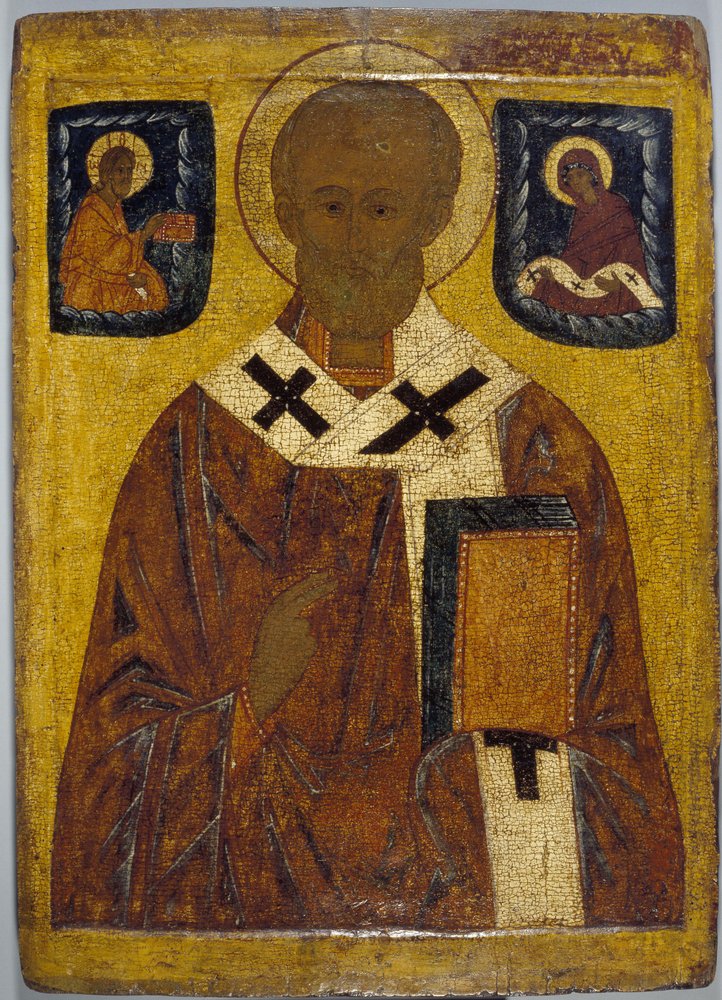 Icono de San Nicolás de School Russian