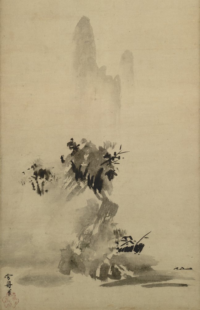 Paisaje Haboku de Toyo Sesshu