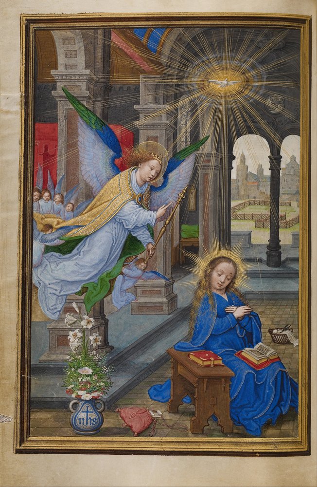 La Anunciación de Simon Bening