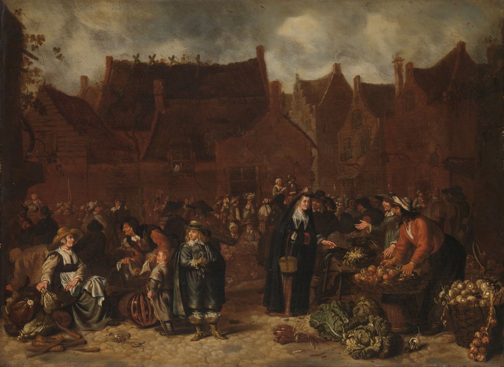 Mercado de verduras de Sybrandt van Beest