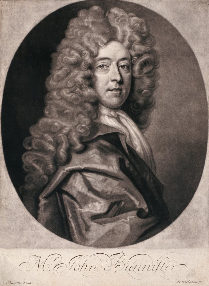 John Bannister (c.1625-79) grabado por R. Smith de T. Murray