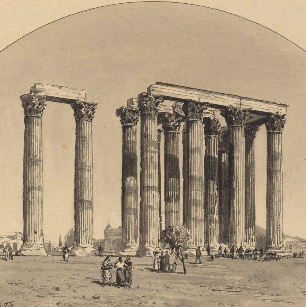 Templo de Zeus Olímpico de Themistocles von Eckenbrecher