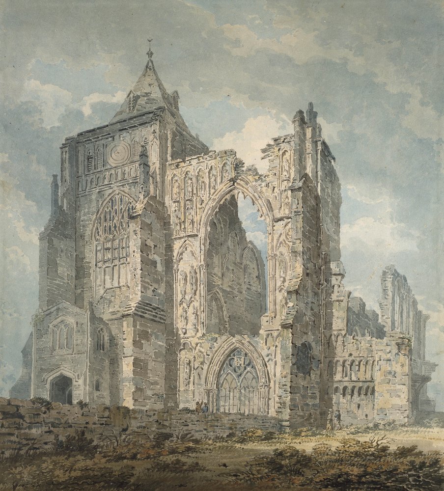 Abadía de Crowland, Lincolnshire, 1793-94 de Thomas Girtin