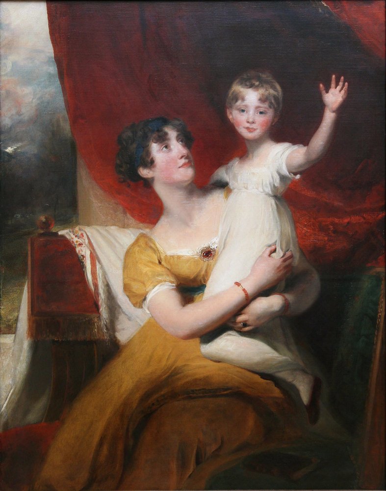 Lady Orde con su hija Anne de Thomas Lawrence