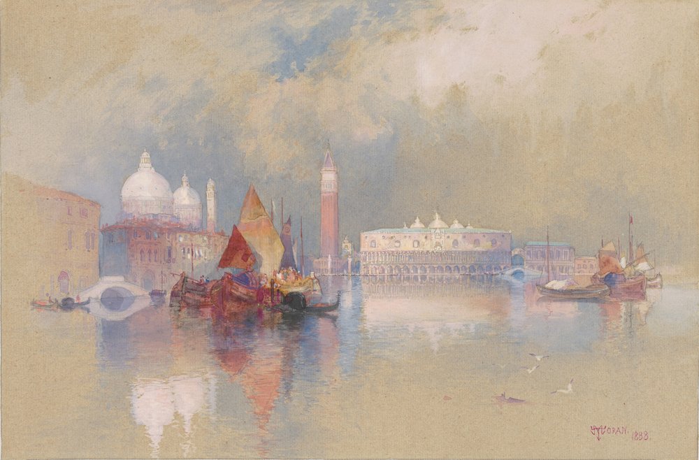 Vista de Venecia (1888) de Thomas Moran