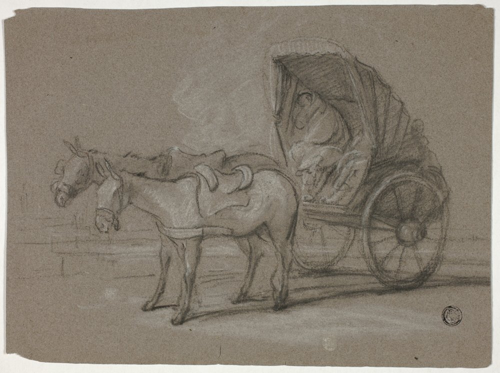Carro de vendedor ambulante de Thomas Barker