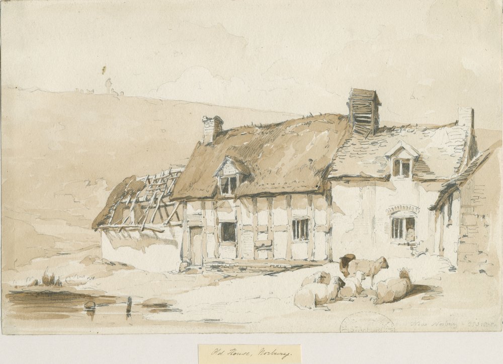 Pueblo de Norbury - Casas antiguas de Thomas Peploe Wood