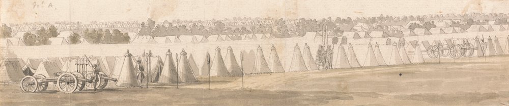 Un campamento en Flandes de Thomas Sandby
