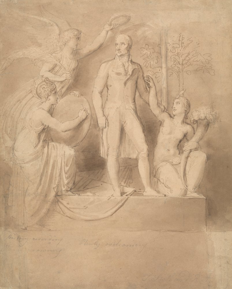 Estudio para el monumento a Wellington de Thomas Stothard