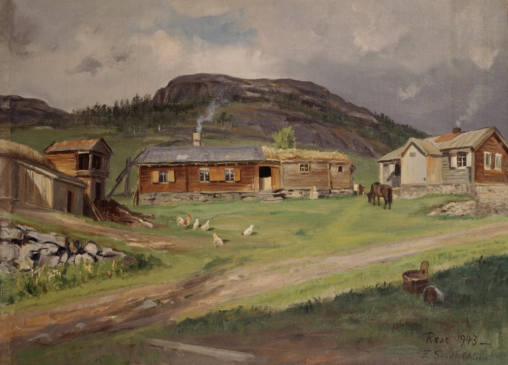 La granja Rese, Hemsedal de Thoralv Sundt-Ohlsen