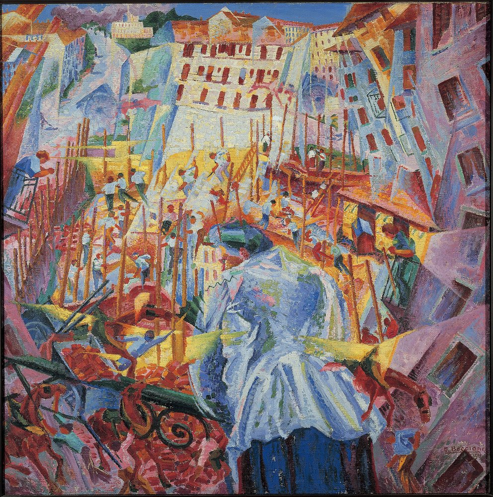 Visiones simultáneas de Umberto Boccioni