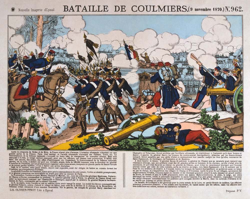 Batalla de Coulmiers, Guerra Franco-Prusiana, 9 de noviembre de 1870 de Unbekannt