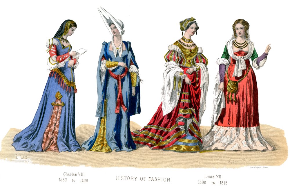 Traje francés: Carlos VIII, Luis XII, 1882 de Unbekannt