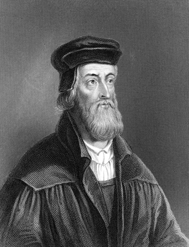 John Wycliffe, reformador religioso inglés del siglo XIV, 1882 de Unbekannt