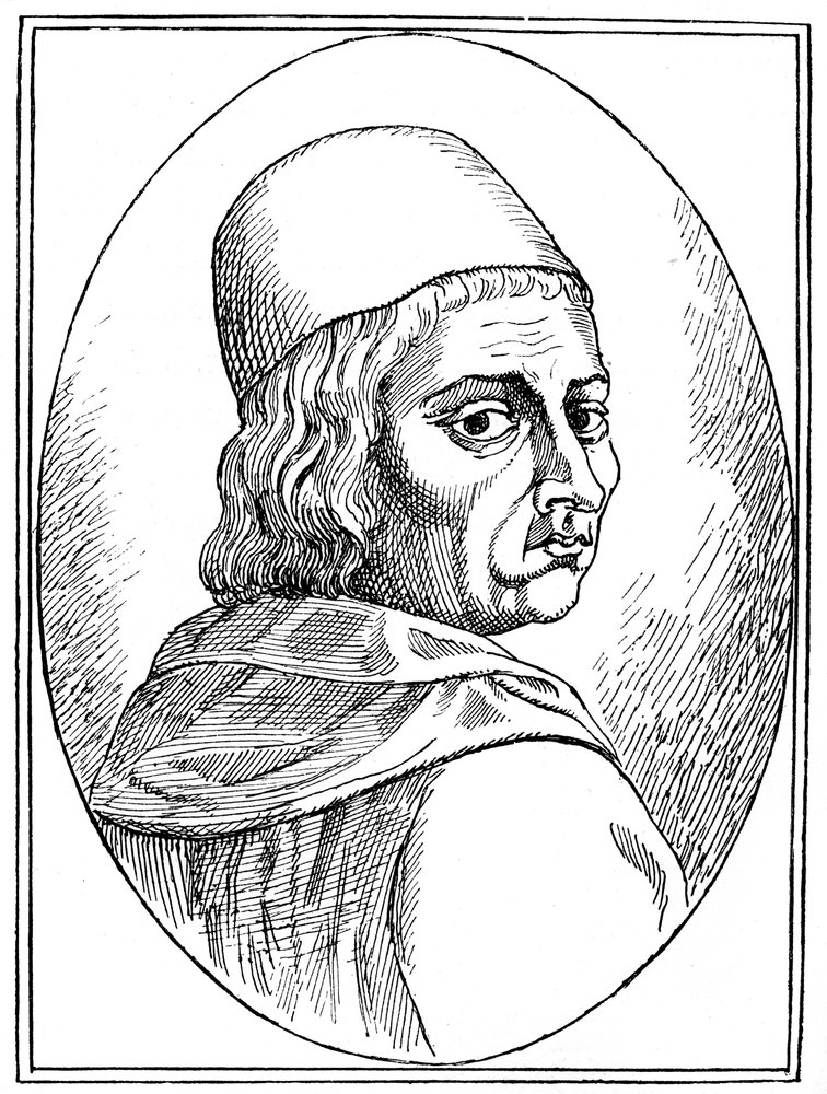 Marsilio Ficino 1433-1499, filósofo humanista italiano, 1882 de Unbekannt