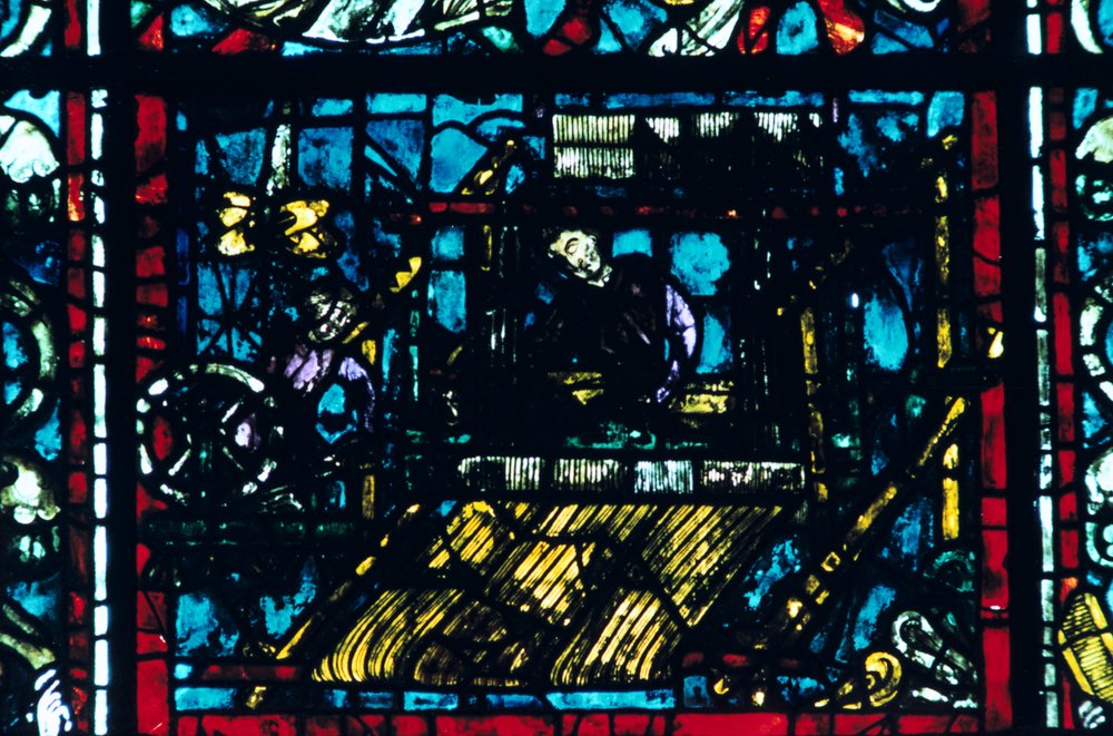 Vidriera, Catedral de Chartres, Chartres, Francia de Unbekannt