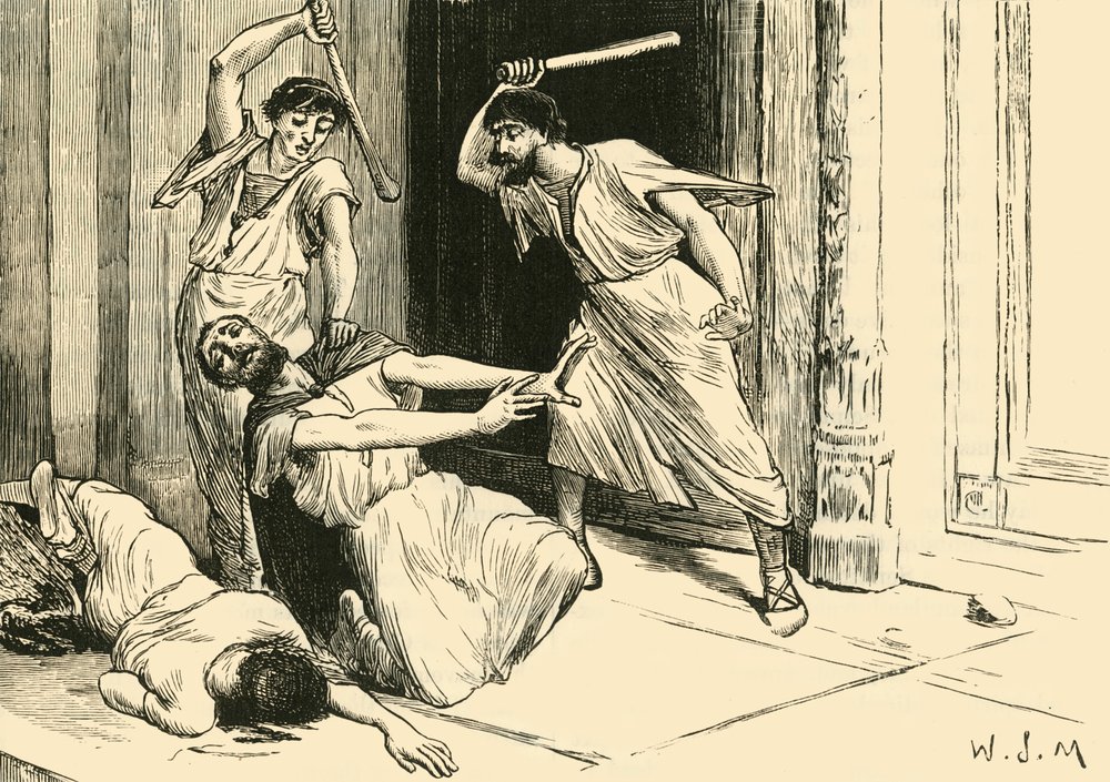 La Muerte de Tiberio Graco, 1890 de Unbekannt