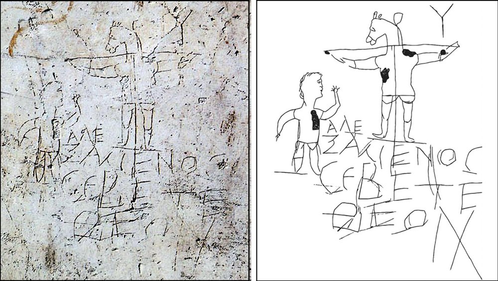 Grafito de Alexámenos, Antiquarium Palatino, Roma de Unbekannt Unbekannt