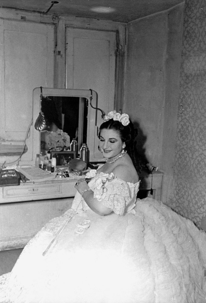 Maria Callas en "La Traviata", Parma, 1951 de Unbekannt Unbekannt