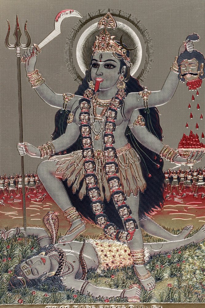Kali : Diosa hindú del tiempo, la creación, la destrucción, la violencia y el poder. de Unbekannter Künstler