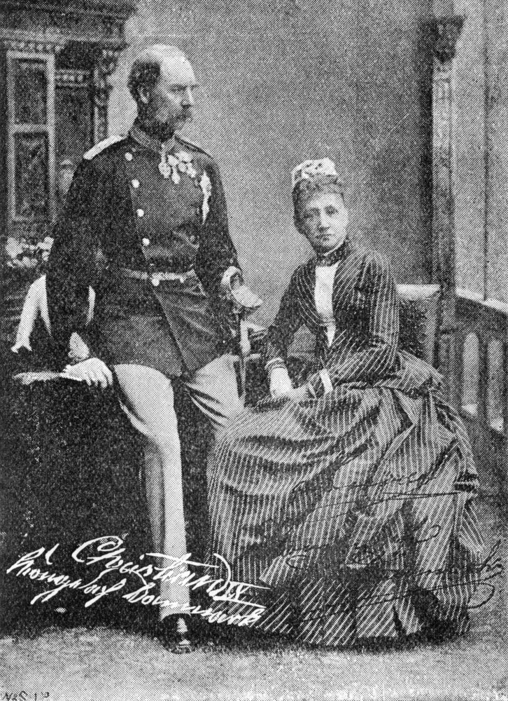 Rey Christian IX y Reina Luisa de Dinamarca de Unbekannt