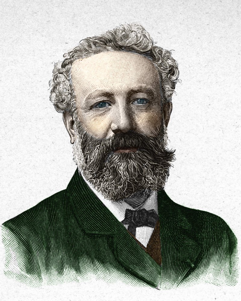 Retrato de Jules Verne, escritor francés (1828-1905) de Unknown artist