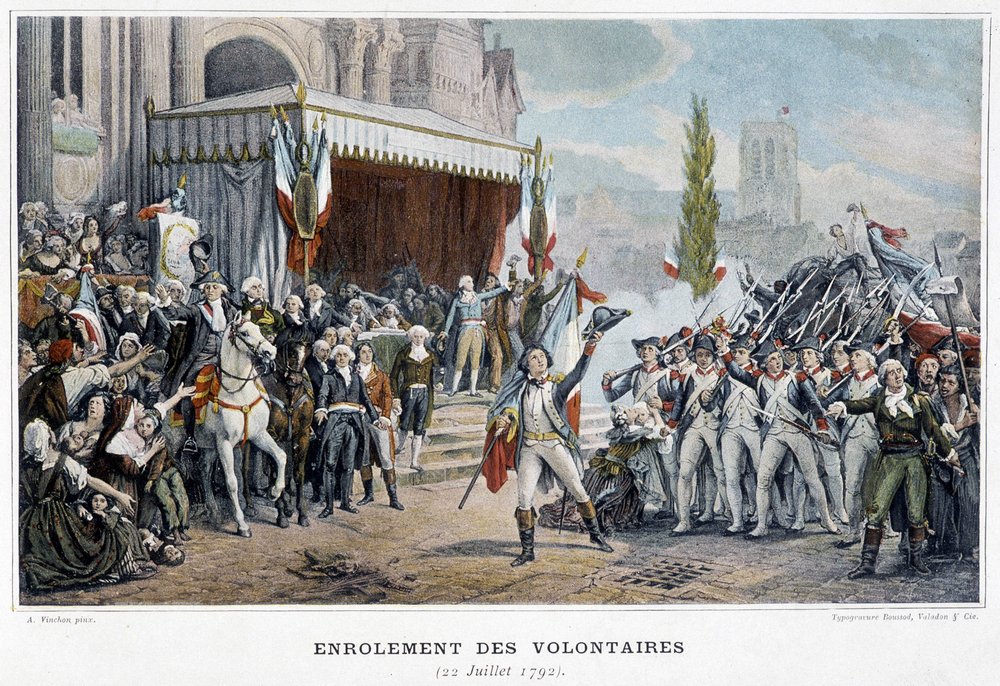 El enrolamiento de voluntarios, 22 de julio de Unknown artist