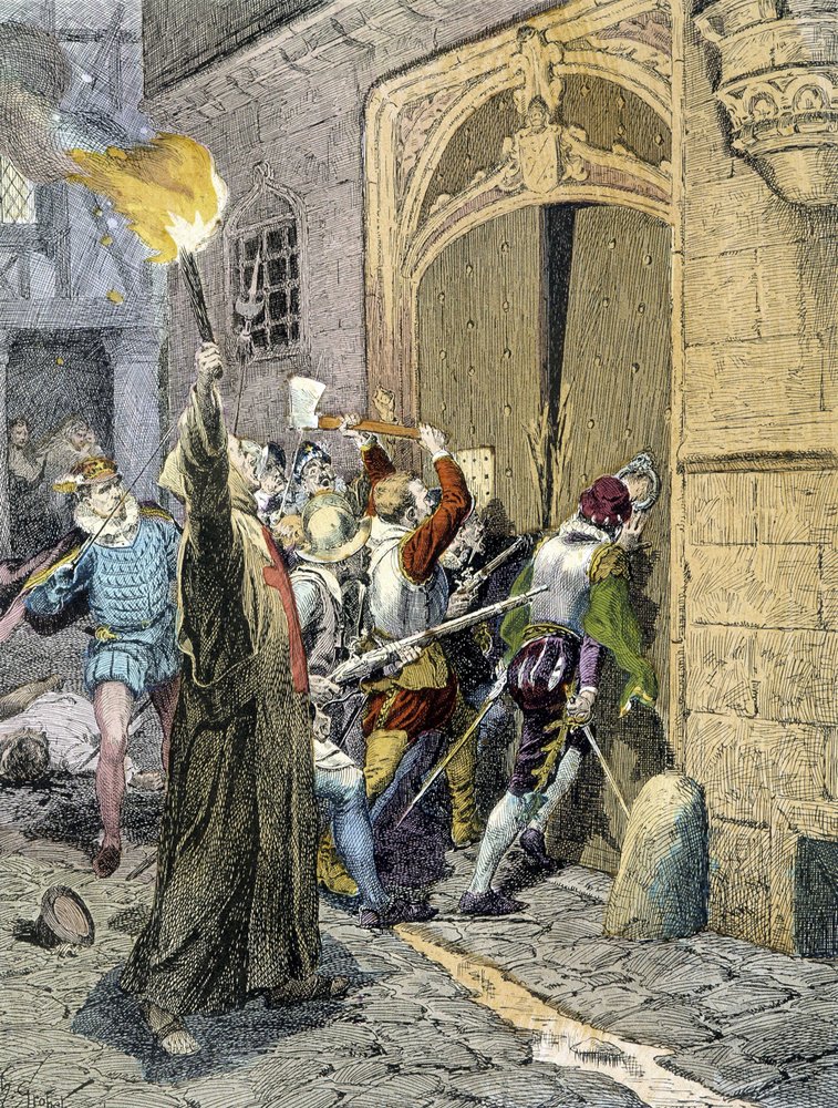La masacre de San Bartolomé (1572) de Unknown artist