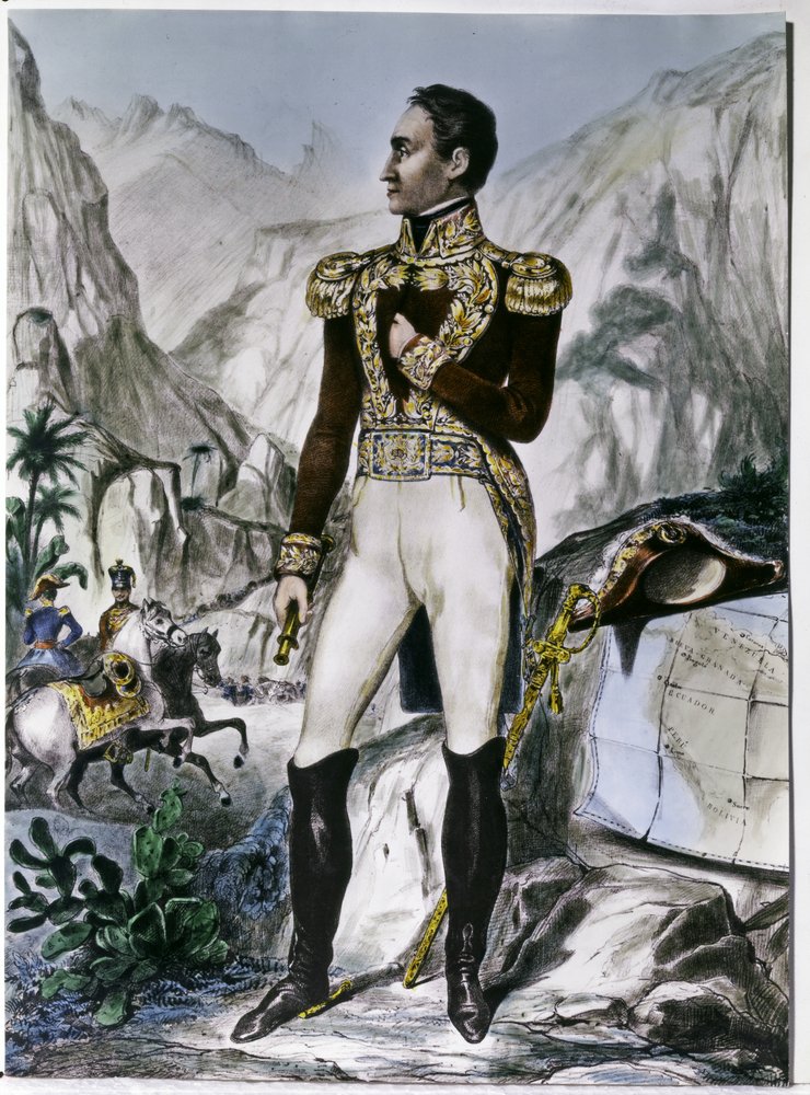 Simón Bolívar (1783-1630) (grabado) de Unknown artist