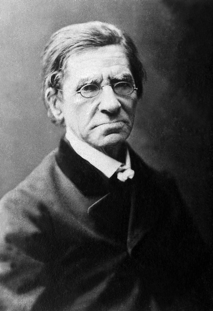 Retrato de Emile Littre (1801-1881), filólogo, médico y político francés
