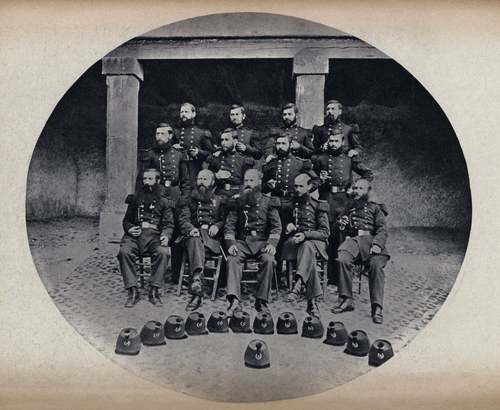 Retrato de los bomberos de la 22ª línea de Unknown photographer