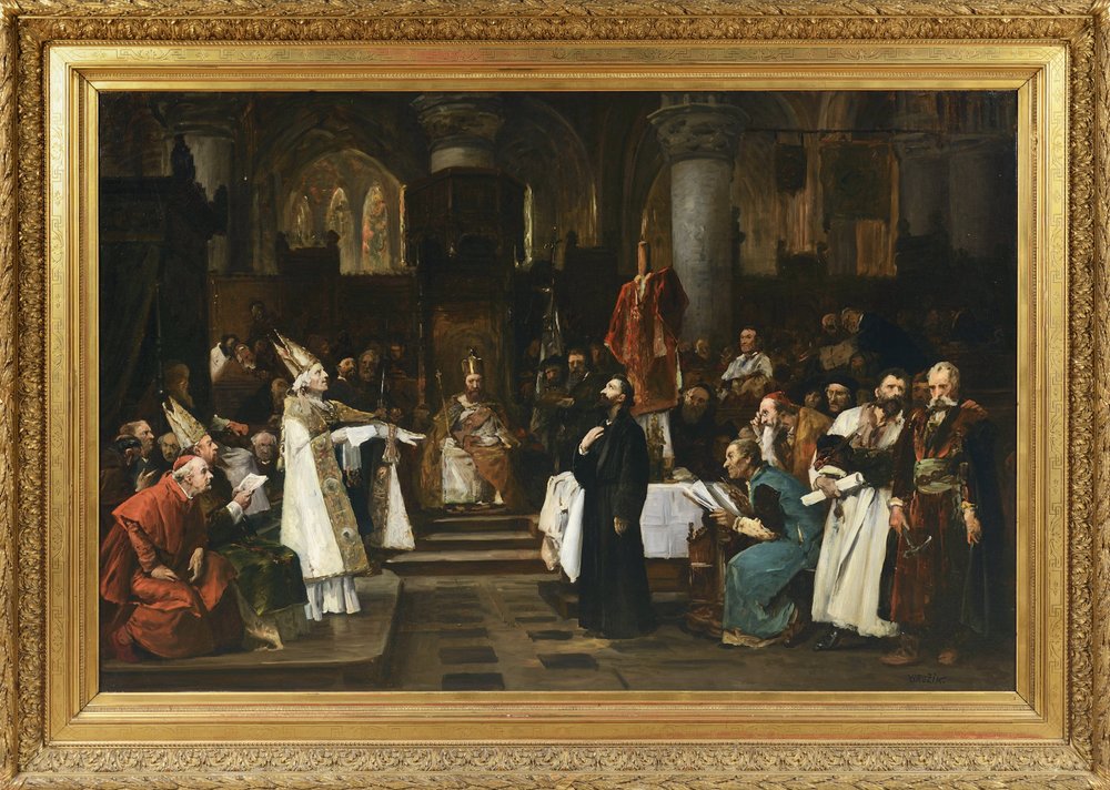 Jan Hus | Vaclav Brozik | Impresión de arte