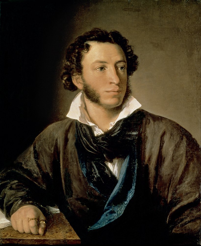 Retrato de Aleksandr Pushkin (1799-1837) de Vasili Andreevich Tropinin