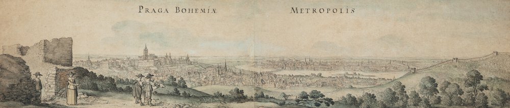 Gran vista de Praga de Václav Hollar