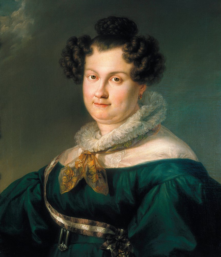 Retrato de María Cristina de Borbón de Vicente Lopez y Portana