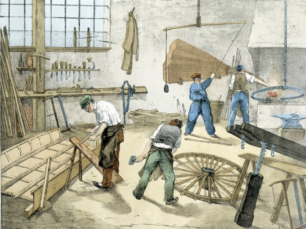 Litografía de Janson de Victor Janson
