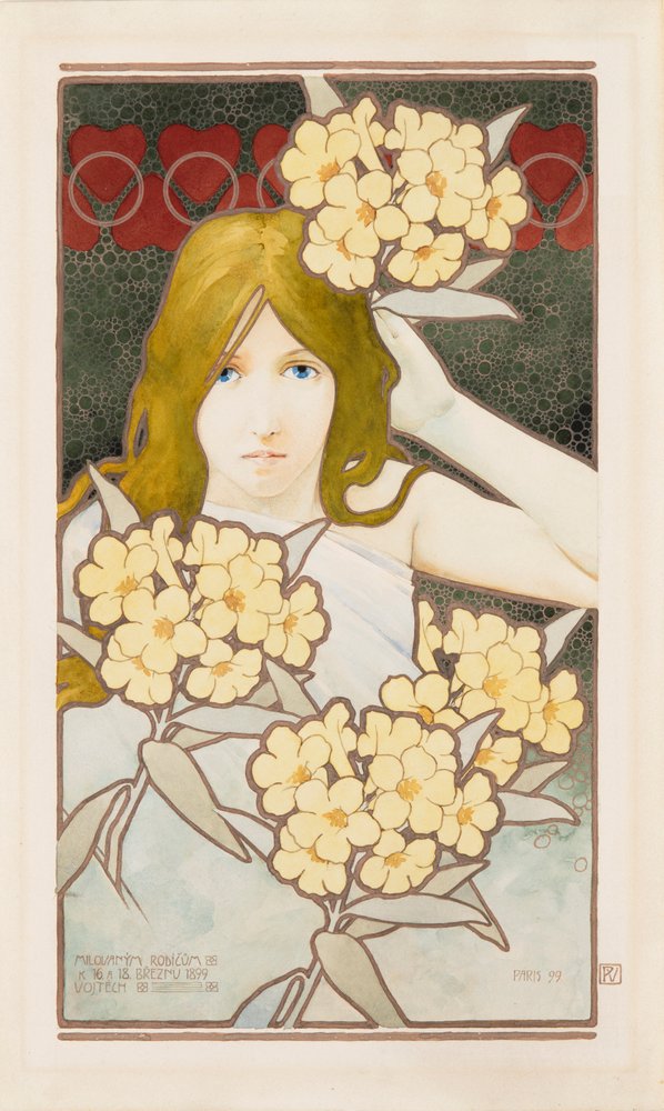 Díptico de Día y Noche, 1899 de Vojtěch Preissig