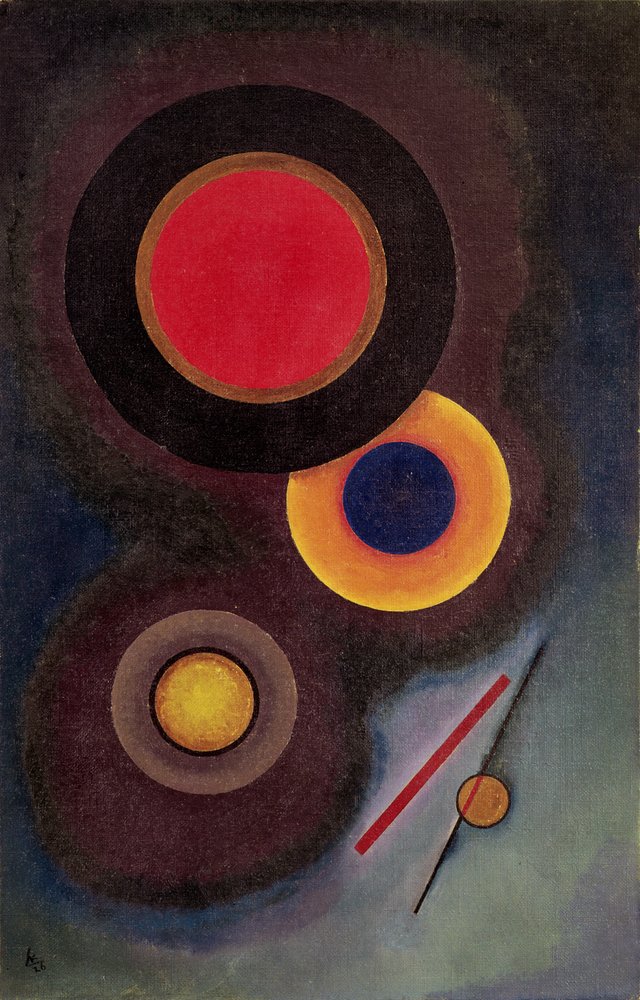 Composición con círculos y líneas, 1926 de Wassily Kandinsky