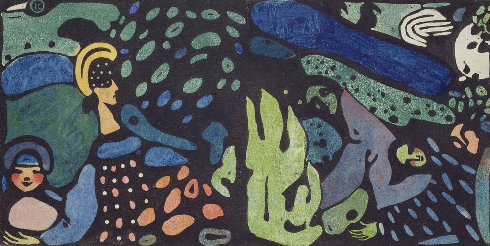 Niños soñando de Wassily Kandinsky