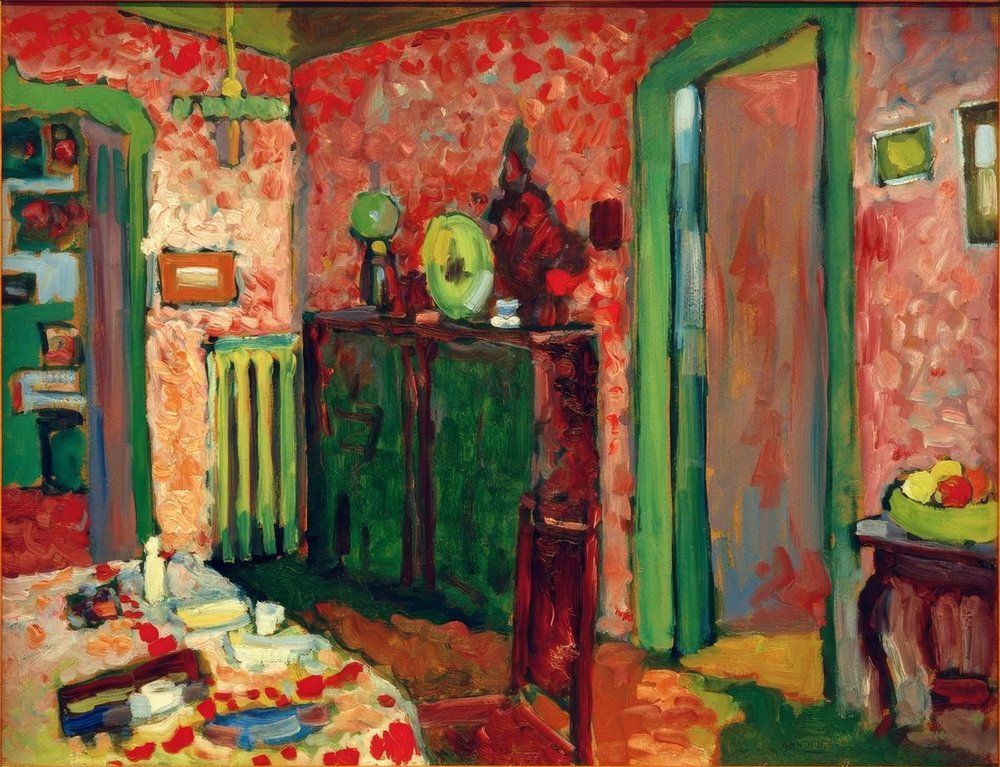 Interior (Mi comedor) de Wassily Kandinsky