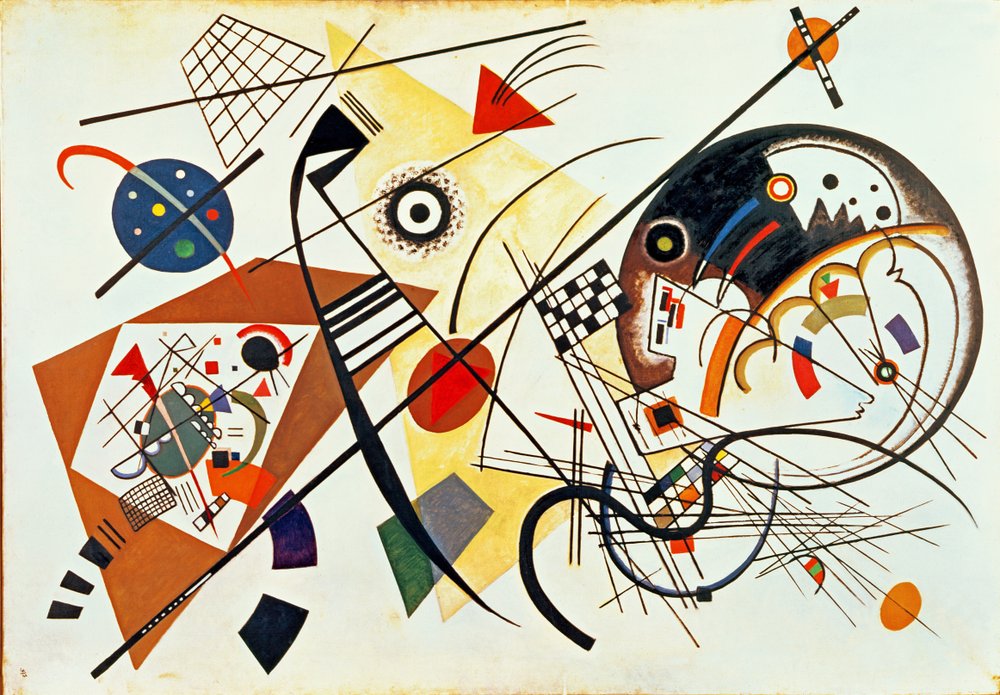 Líneas Intersectantes de Wassily Kandinsky